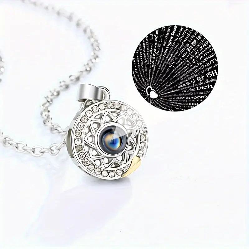 Collar de pareja Sol y Luna