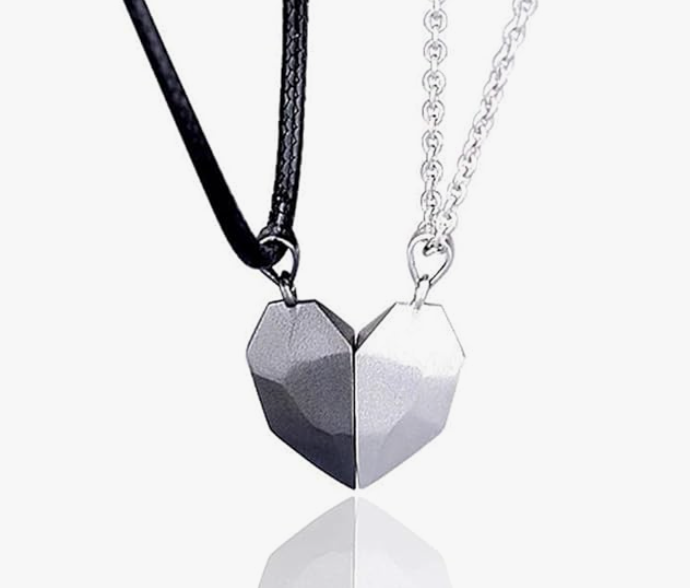 Cadena corazón para parejas